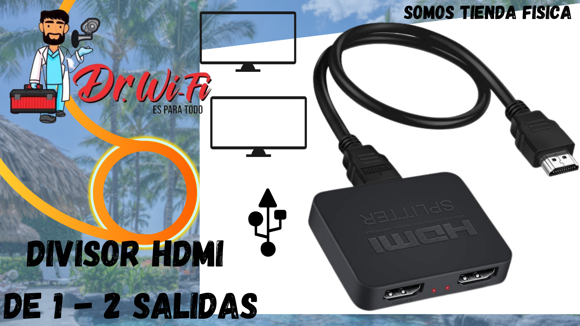 Divisor HDMI DE 1 - 2 SALIDAS